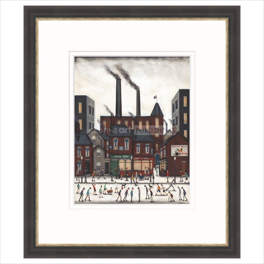 Edna's Baps Framed (option 1) Limited Edition print by Sean Durkin