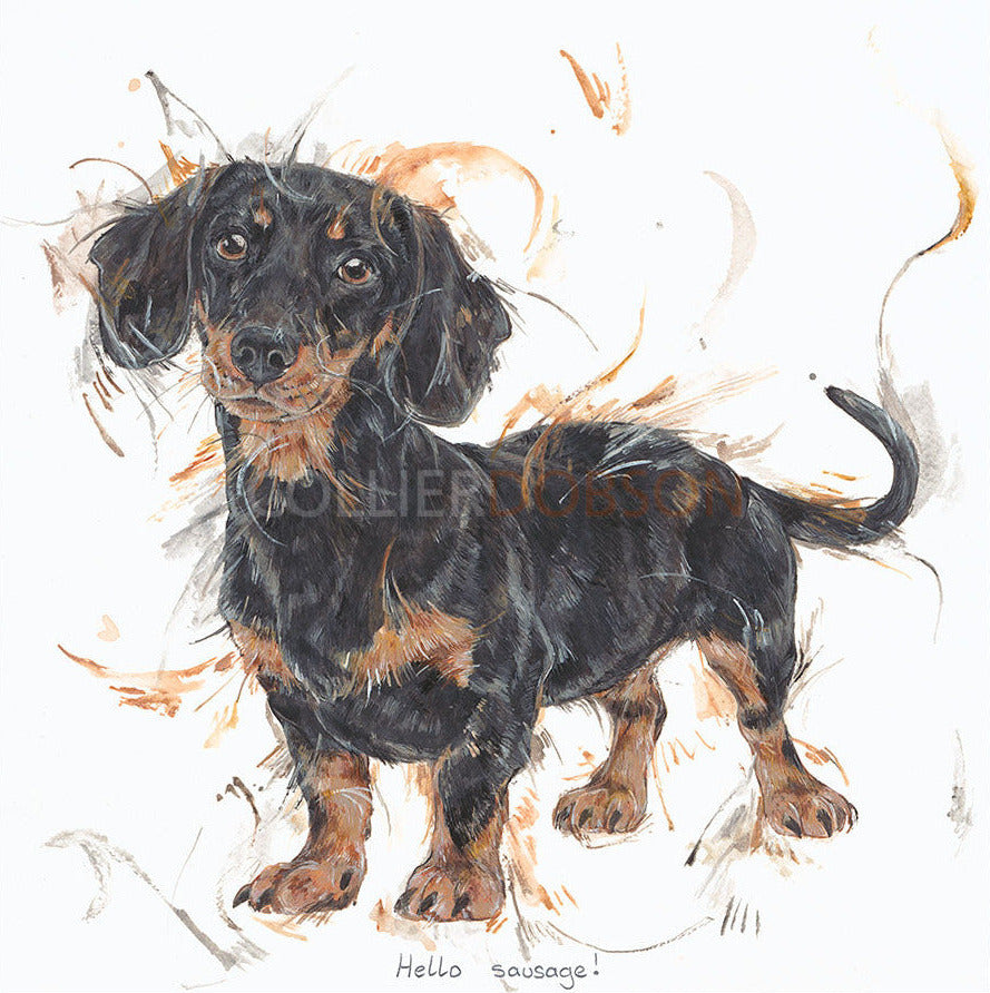 Hello Sausage Limited Edition print by Aaminah Snowdon
