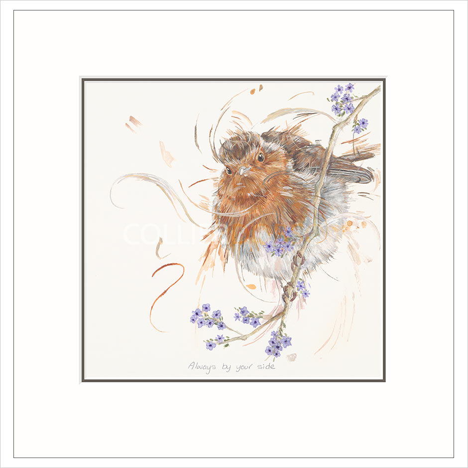 Always by Your Side Mounted Limited Edition print by Aaminah Snowdon