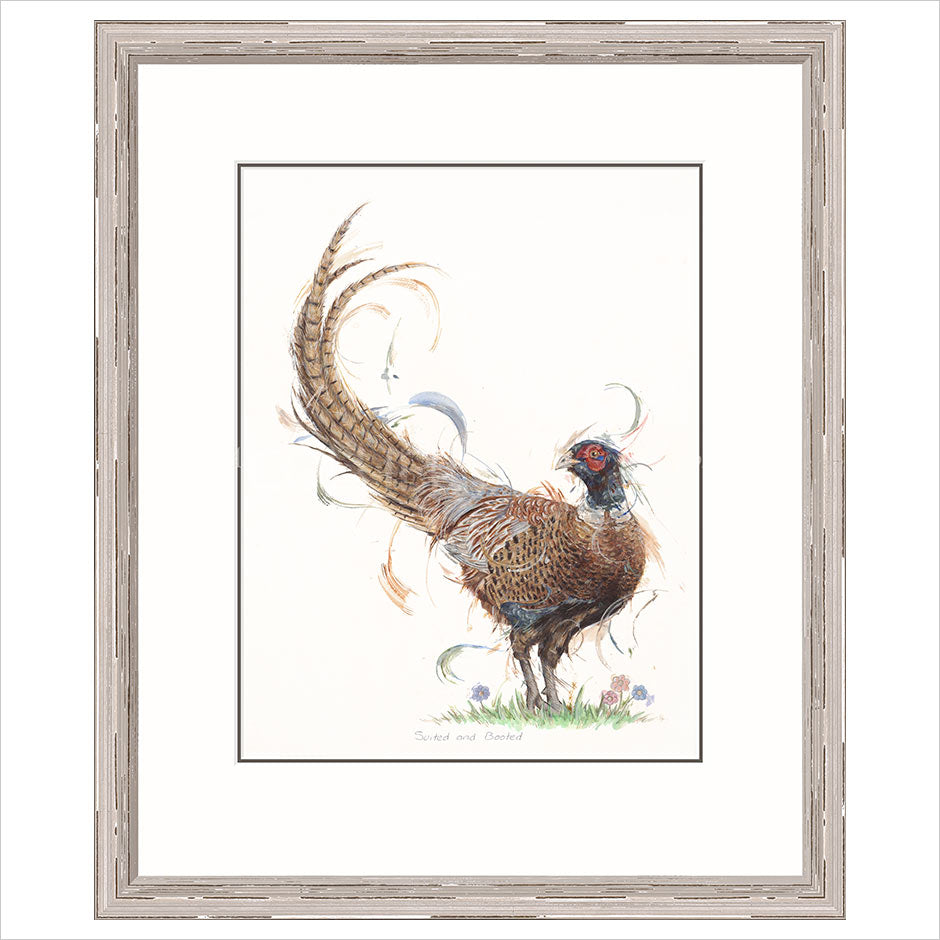 Suited and Booted Framed Limited Edition print by Aaminah Snowdon