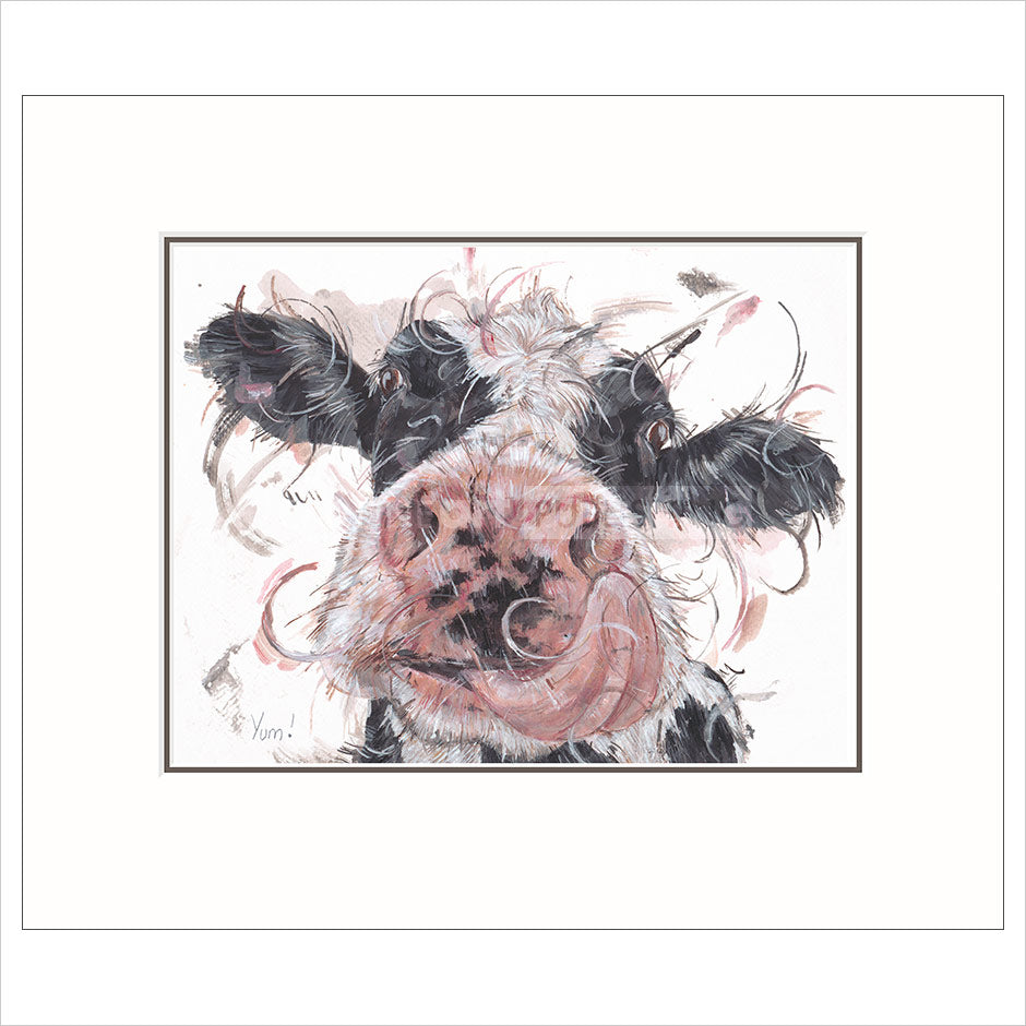 Yum! Mounted Limited Edition print by Aaminah Snowdon