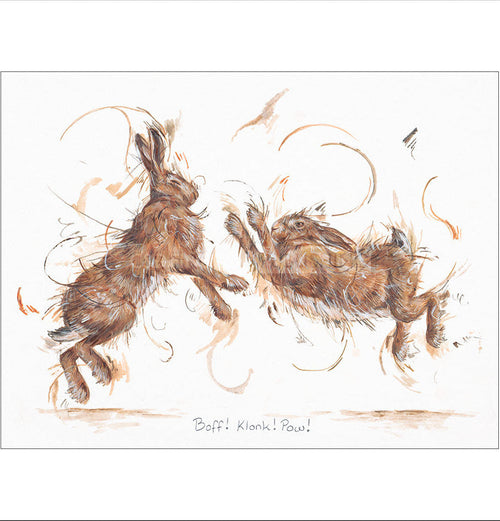 Boff! Klonk! Pow! Limited Edition print by Aaminah Snowdon