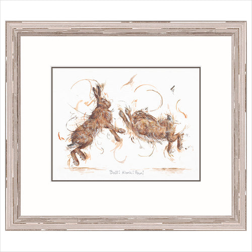 Boff! Klonk! Pow! Framed Limited Edition print by Aaminah Snowdon