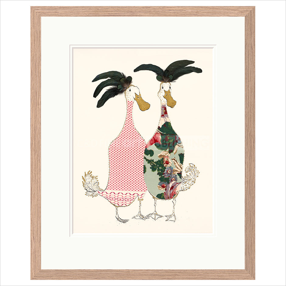 Side Parting Framed (option 2) Limited Edition Print by Anna Wright
