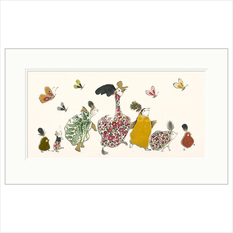 We Should be Dancing Mounted Limited Edition Print by Anna Wright