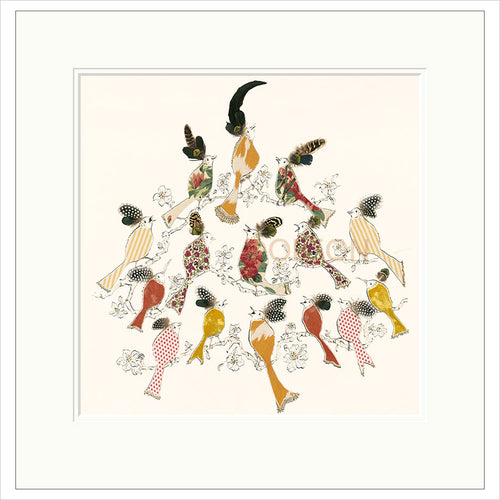Bird Song Mounted Limited Edition Print by Anna Wright