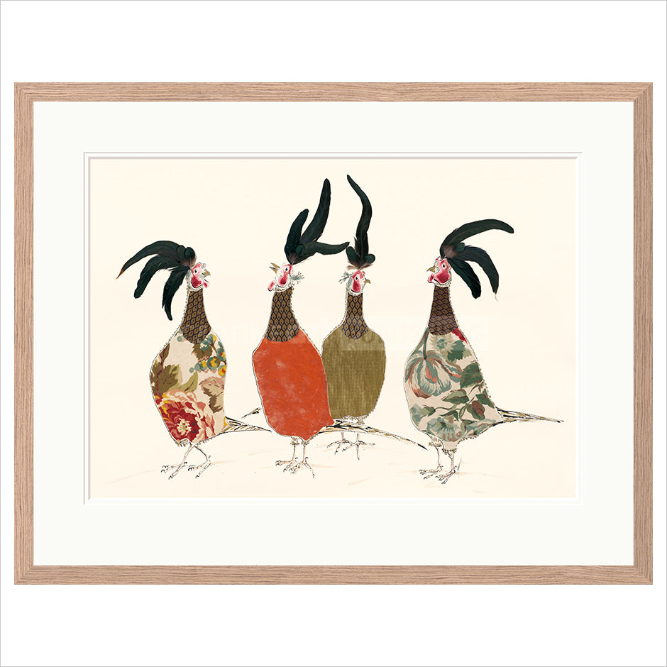 Holding Court Framed (option 2) Limited Edition Print by Anna Wright