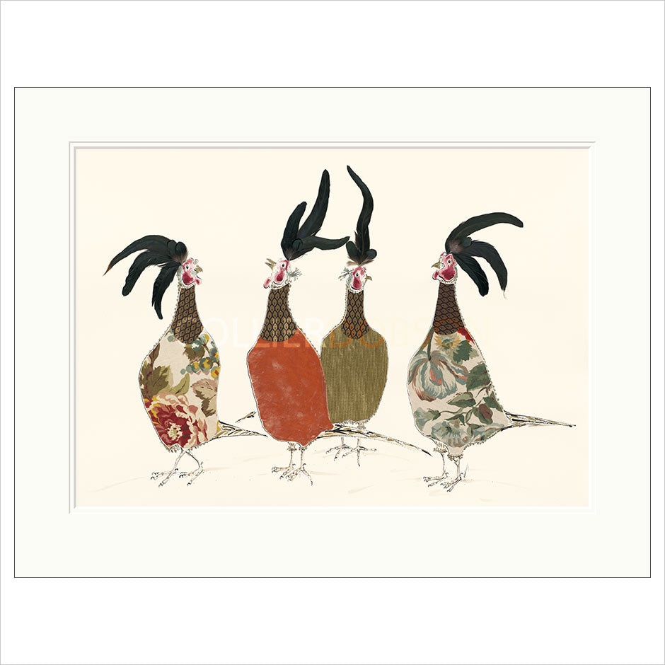 Holding Court Mounted Limited Edition Print by Anna Wright