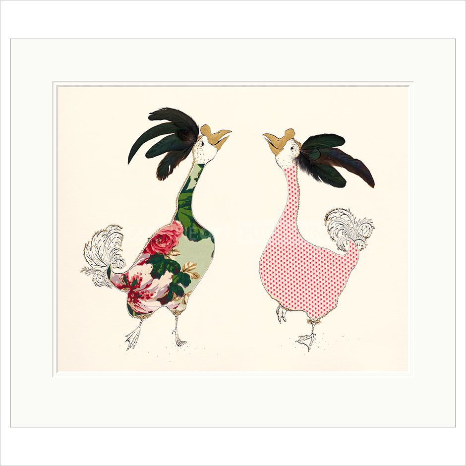 Let's Dance Mounted Limited Edition Print by Anna Wright