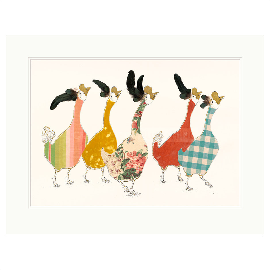 Running Free Mounted Limited Edition Print by Anna Wright