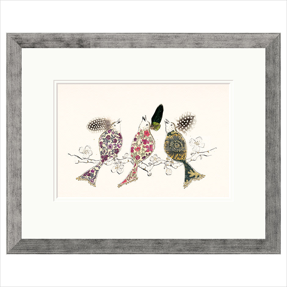 Three Liberty Ladies Framed (option 1) Limited Edition Print by Anna Wright