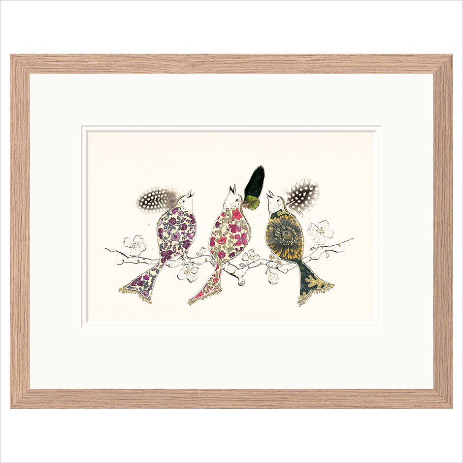 Three Liberty Ladies Framed (option 2) Limited Edition Print by Anna Wright
