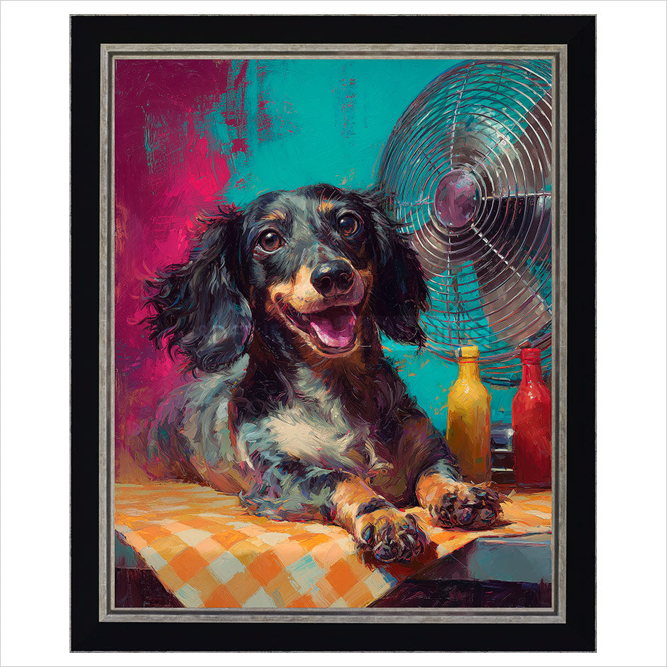 Hot Dog Framed Artist's Proof Print by Boid