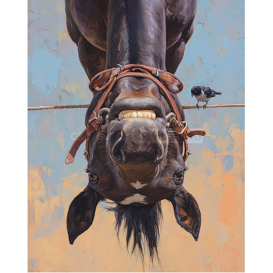 Hung Like a Horse Limited Edition Print by Boid