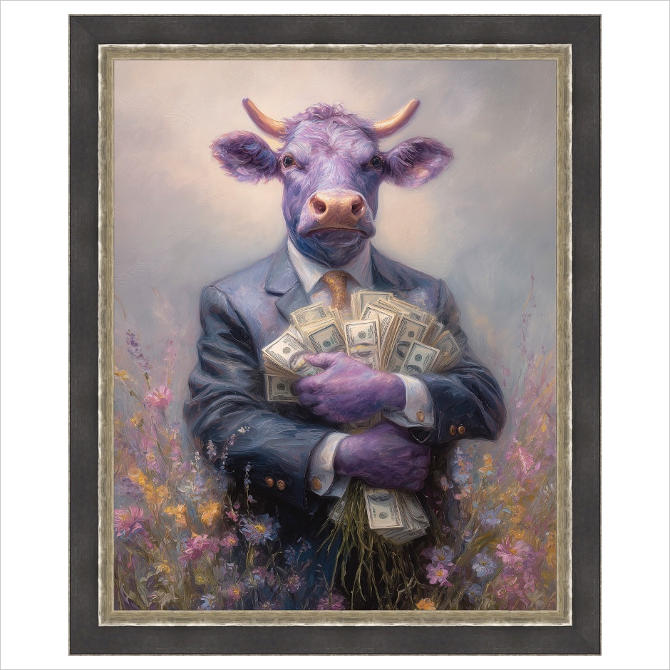 The Cash Cow Effect framed Artist's Proof Print by Boid