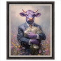 The Cash Cow Effect Framed Limited Edition Print by Boid