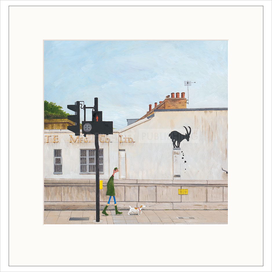 The G.O.A.T Mounted Limited Edition Print by Chris Ross Williamson