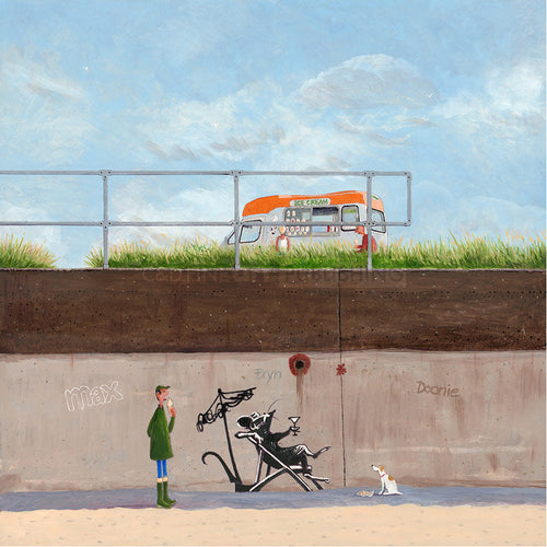 Chillin' Limited Edition Print by Chris Ross Williamson