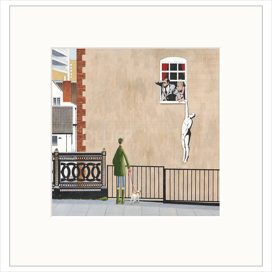 The Ledge Mounted Limited Edition Print by Chris Ross Williamson