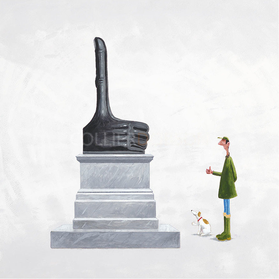 Thumbs Up Limited Edition print by Chris Ross Williamson