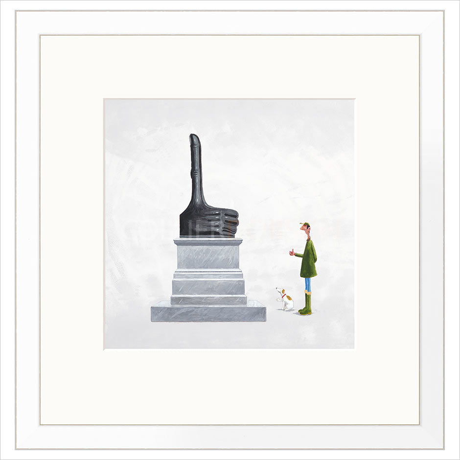 Thumbs Up Framed Limited Edition print by Chris Ross Williamson