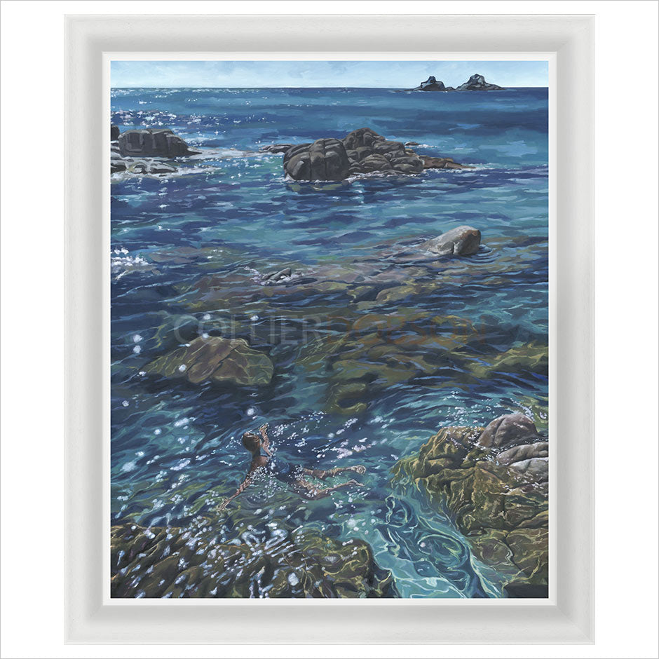 Solstice Swim Framed Limited Edition print by Corinne Young