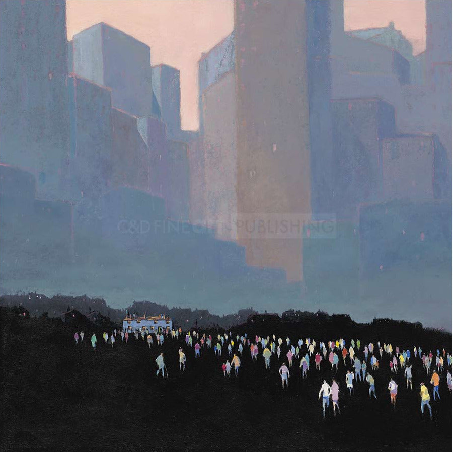 Crowded House Limited Edition Print by Ged Mitchell