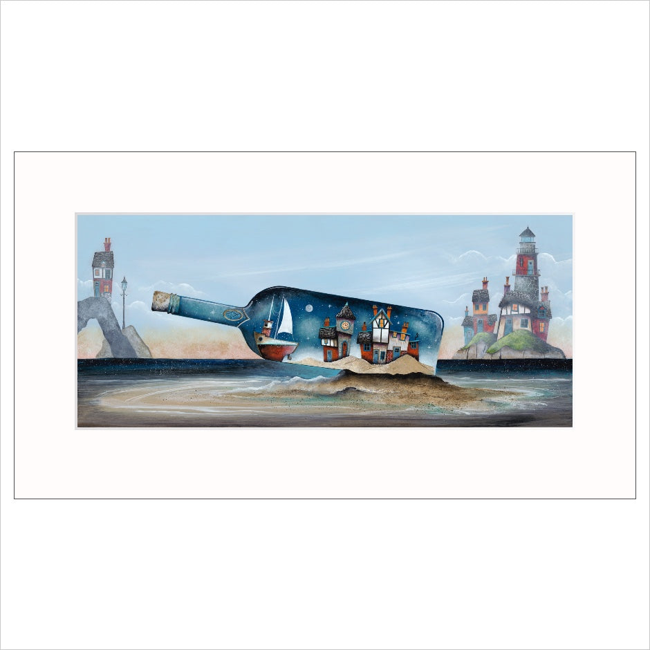 The Clock Tower Mounted Limited Edition Print by Gary Walton