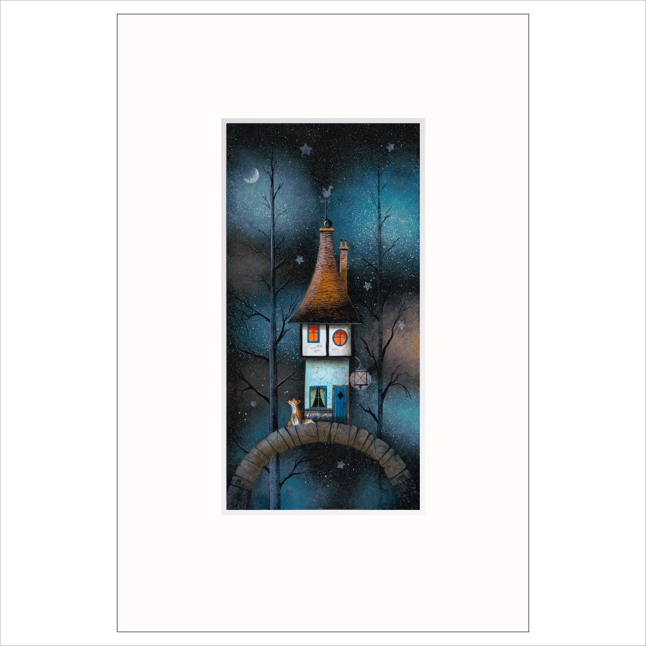 Love to the Moon Mounted Limited Edition print by Gary Walton