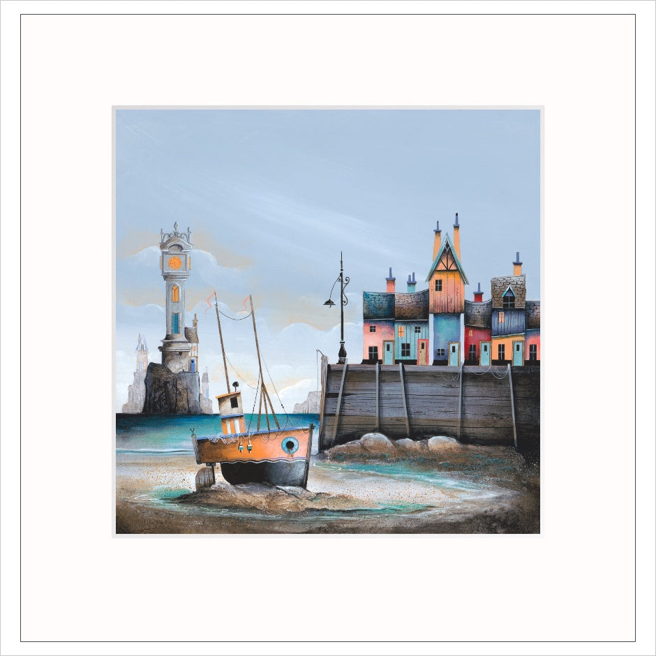 Time & Tide Mounted Limited Edition Print by Gary Walton