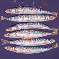 Six Anchovies Limited Edition print by Giles Ward