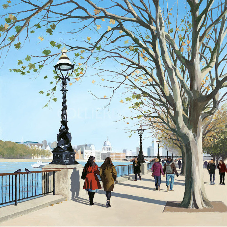 Late Autumn Stroll Limited Edition Print by Jo Quigley