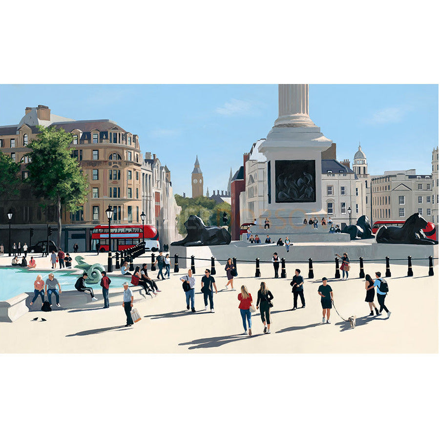 Late Summer Trafalgar Square II Limited Edition Print by Jo Quigley
