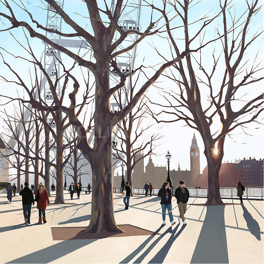 Warm Winter Glow Limited Edition Print by Jo Quigley