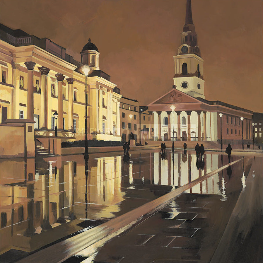 Night Time View, London Limited Edition Print by Jo Quigley