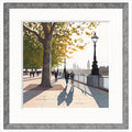Early Autumn on the Queen's Walk Framed Limited Edition Print by Jo Quigley