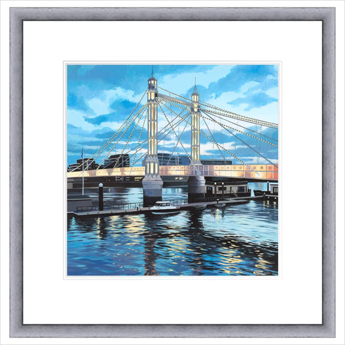 Albert Bridge Framed Limited Edition Print by Jo Quigley