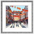 Evening Sun, Chinatown Framed Limited Edition Print by Jo Quigely