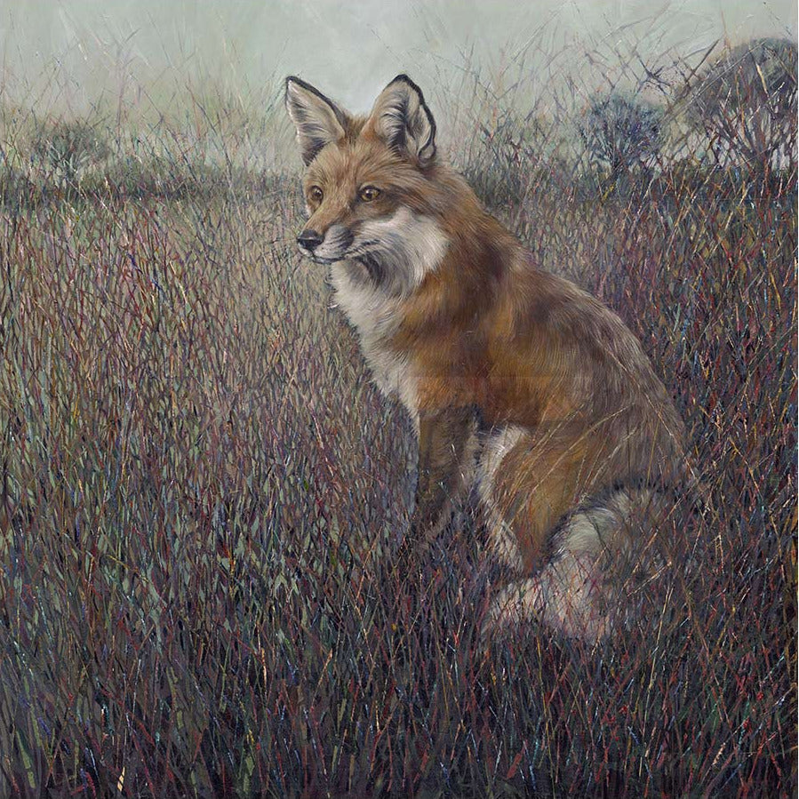 Red Fox Limited Edition print by Julia Whitehead