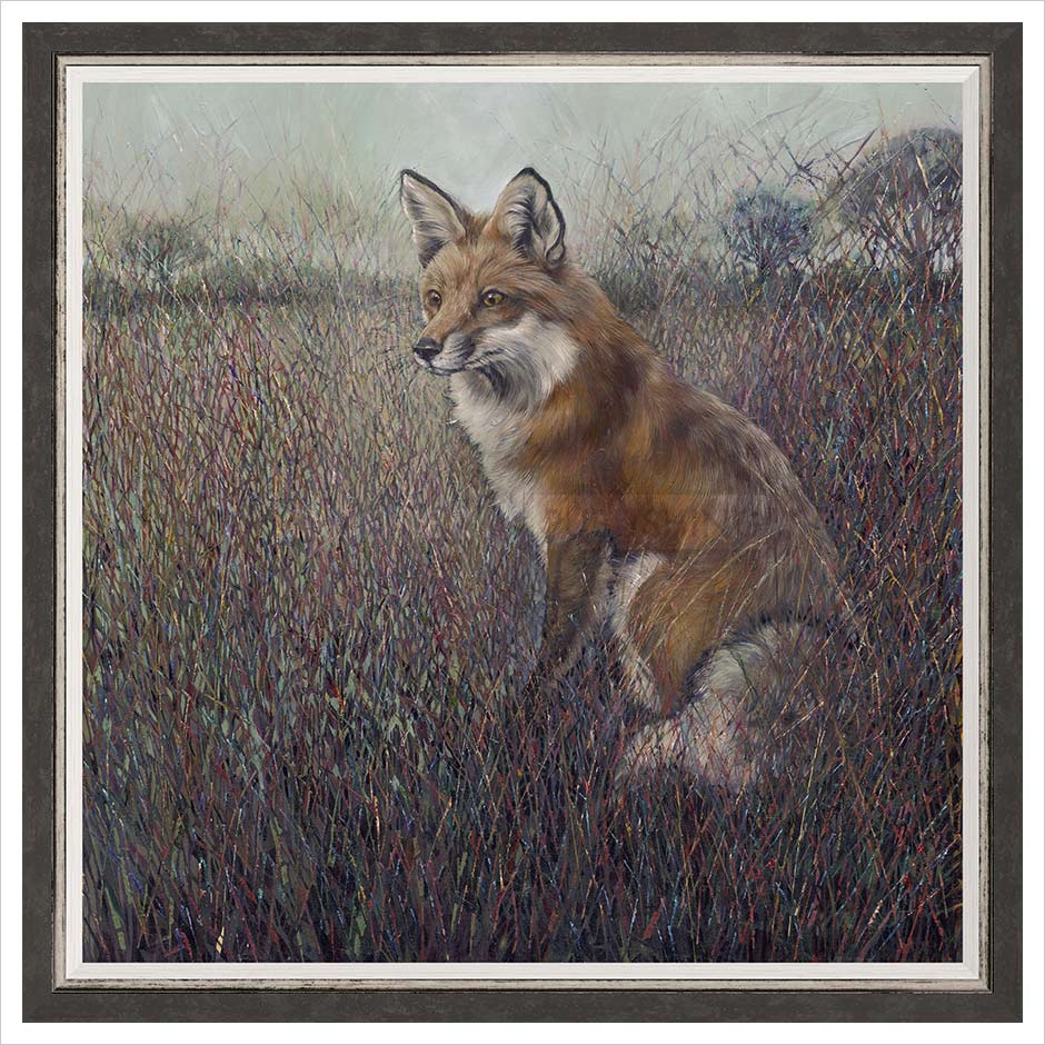 Red Fox Framed Limited Edition print by Julia Whitehead
