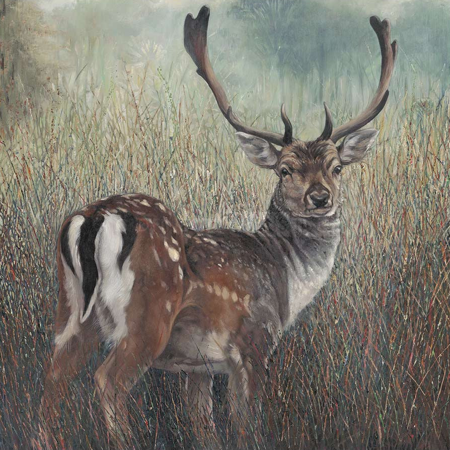 Fallow Deer Limited Edition print by Julia Whitehead