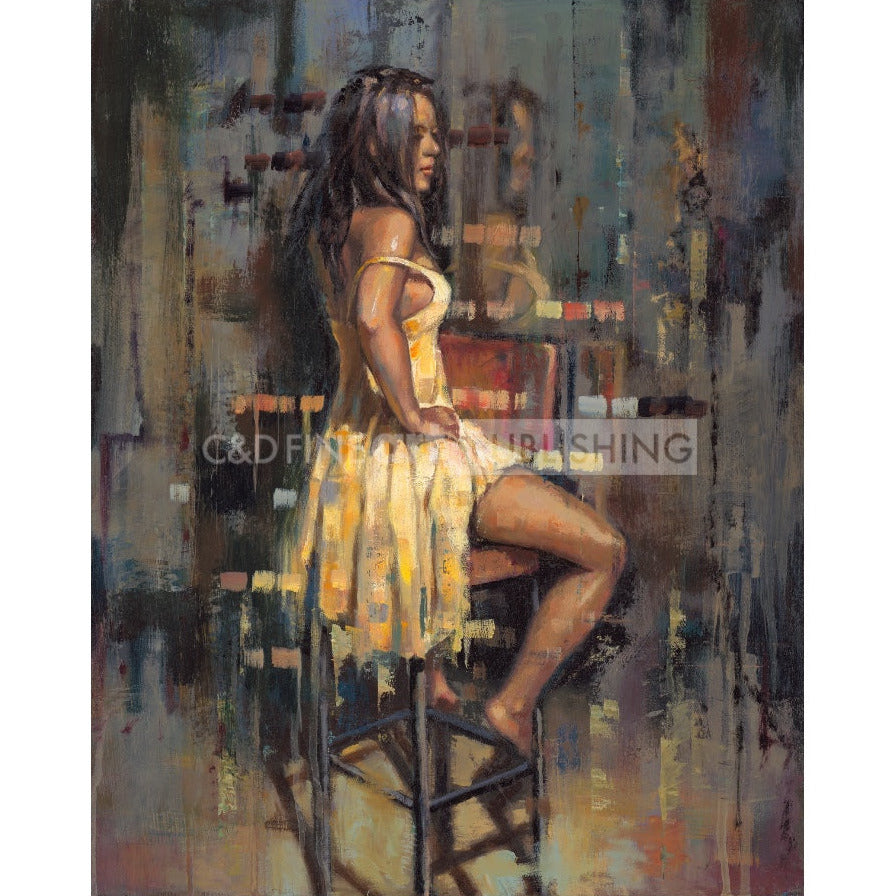 Fragmented Dreams Block Mounted Limited Edition print b y Martin Leighton