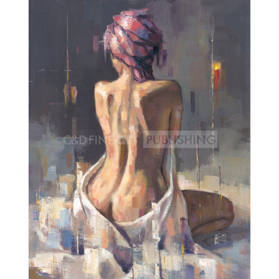 Mystical Pose Block Mounted Limited Edition Print by Martin Leighton