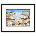 Harbour Light House Framed Limited Edition Print by Rosa Sepple