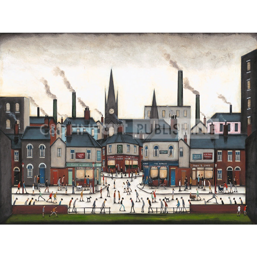 Ten to Two Block Mounted Limited Edition Print by Sean Durkin
