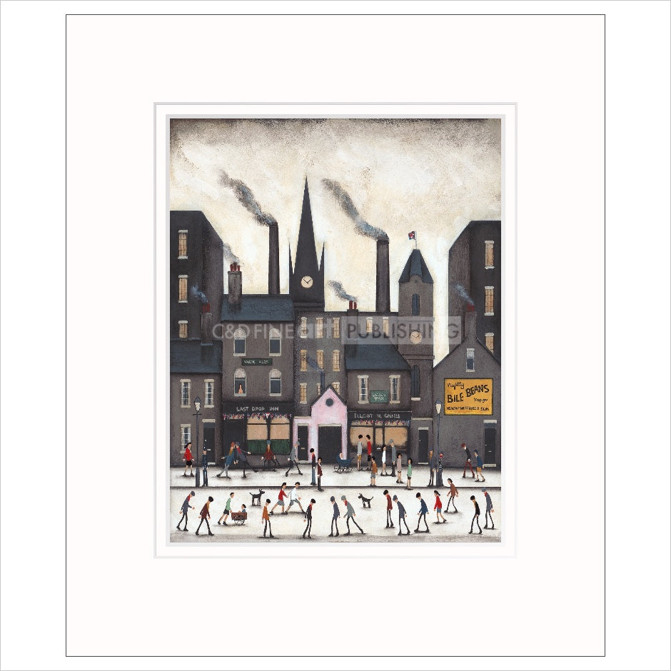 Last Orders on Union Street Mounted Limited Edition print by Sean Durkin
