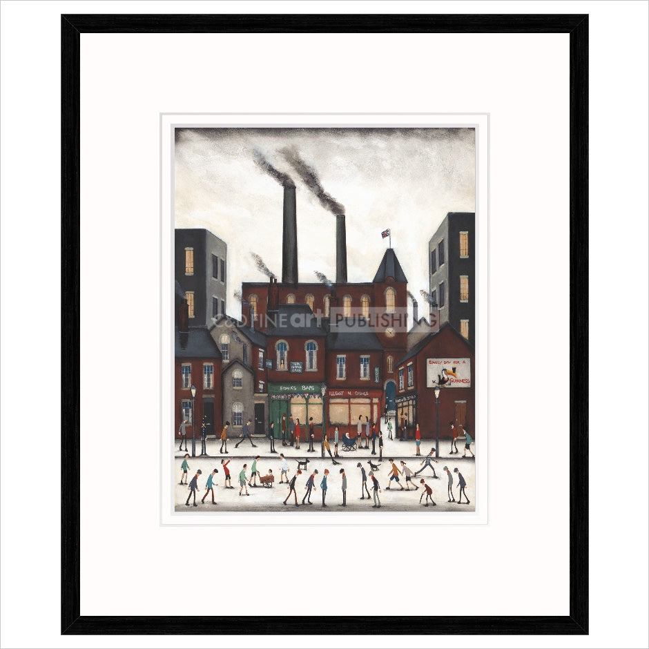 Edna's Baps Framed (option 2) Limited Edition print by Sean Durkin