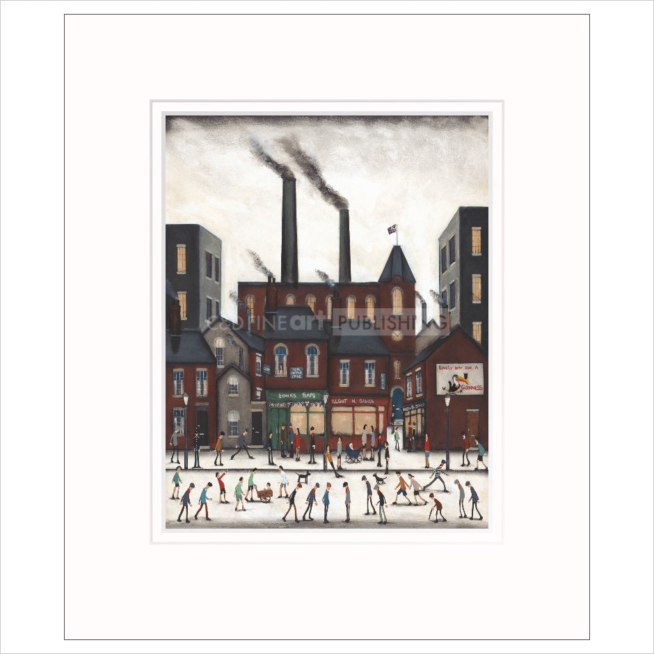 Edna's Baps Mounted Limited Edition print by Sean Durkin