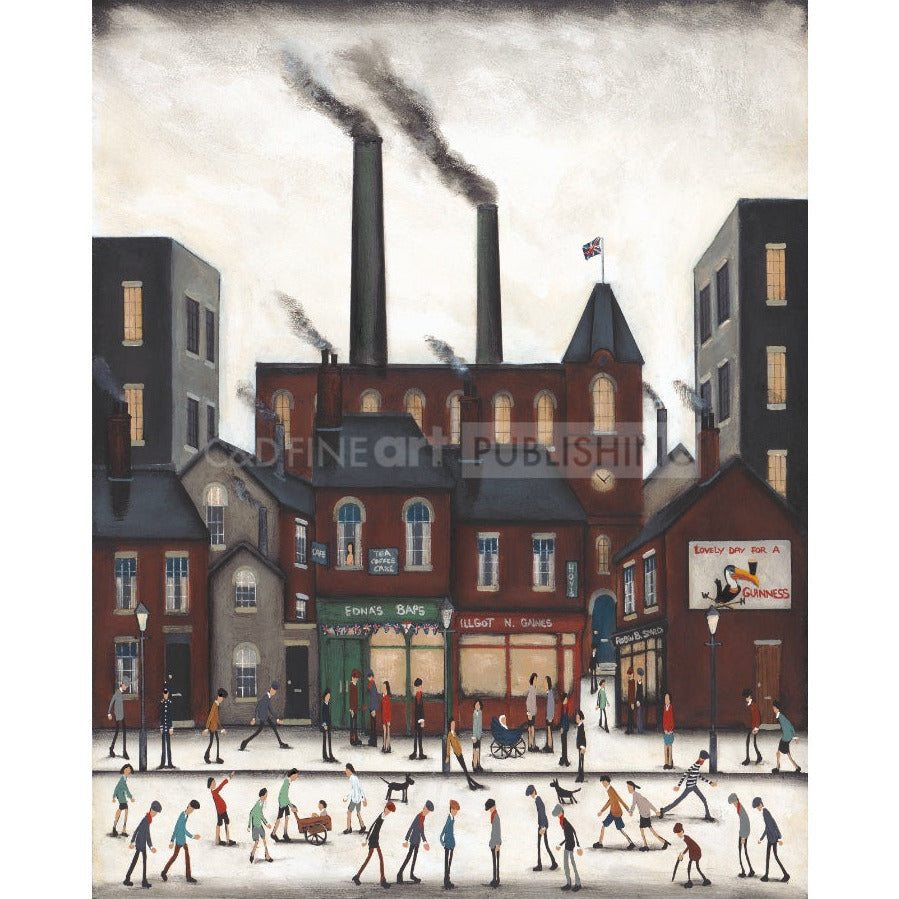 Edna's Baps Limited Edition print by Sean Durkin