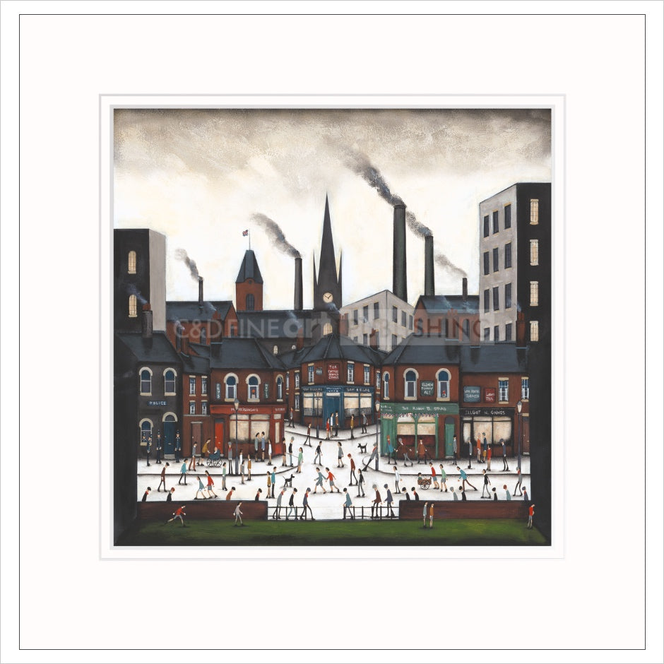 The Heart of the Town Mounted Limited Edition print by Sean Durkin